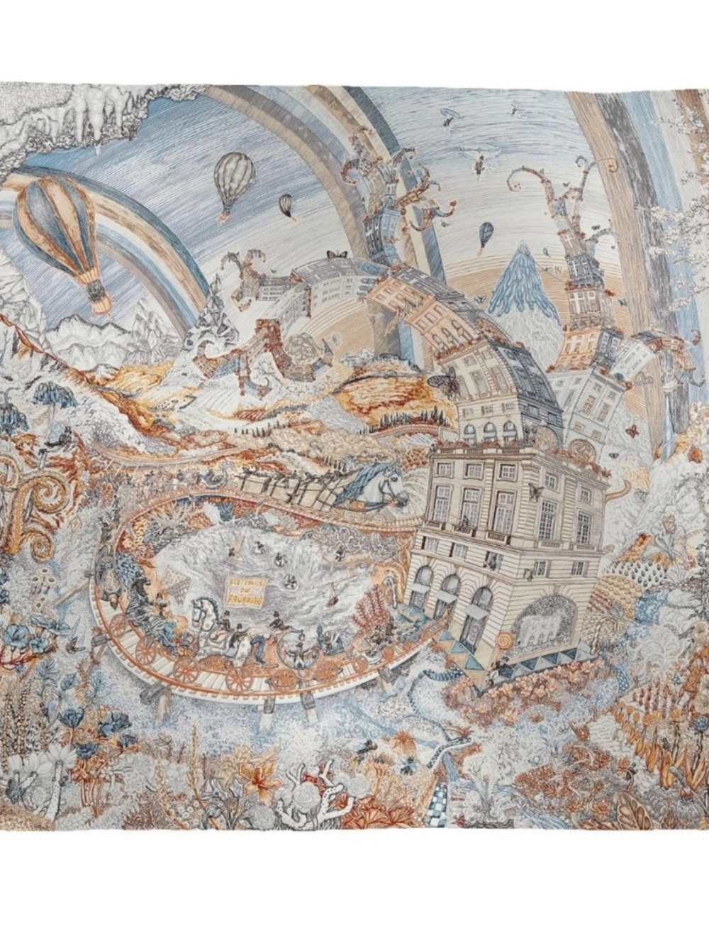 NWT Hermes Les Folies du Faubourg scarf
90